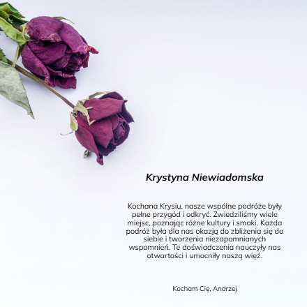 Wspomnienia - Krystyna Niewiadomska