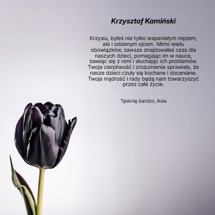 Wspomnienia - Krzysztof Kamiński